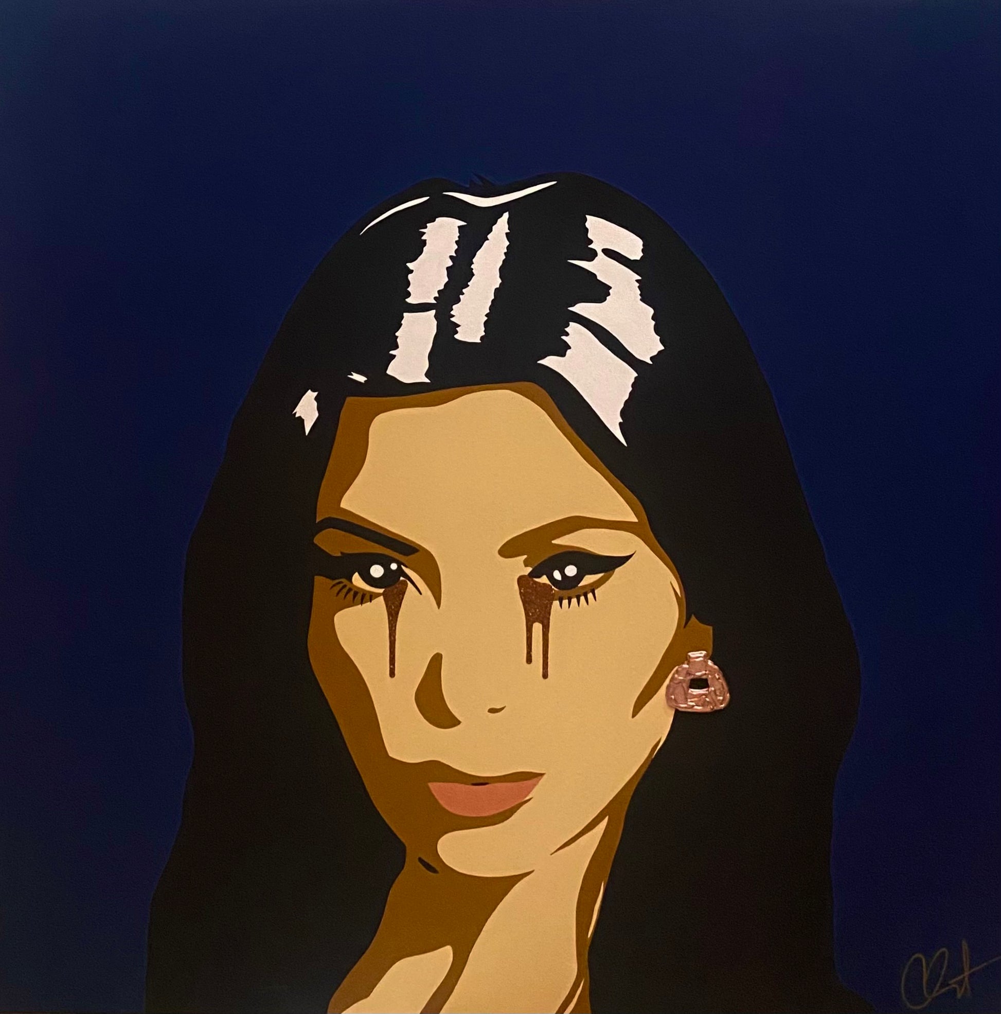 Kim Kardashian Canvas Print