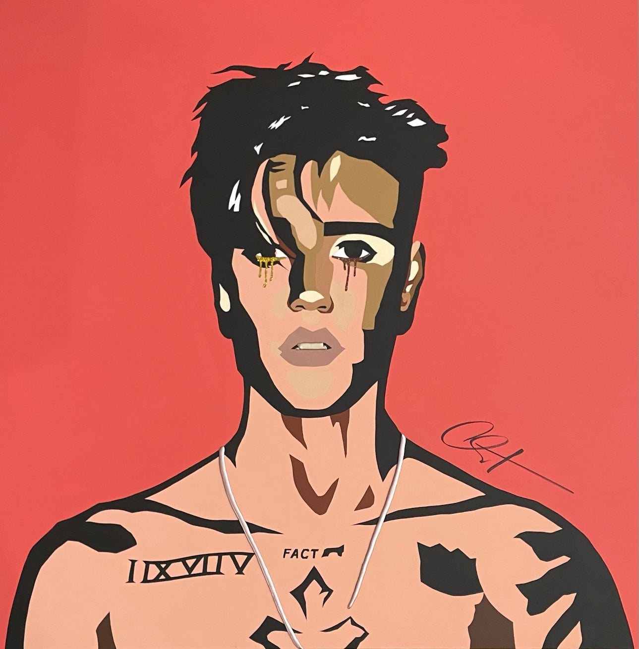 Justin Beiber Canvas Print